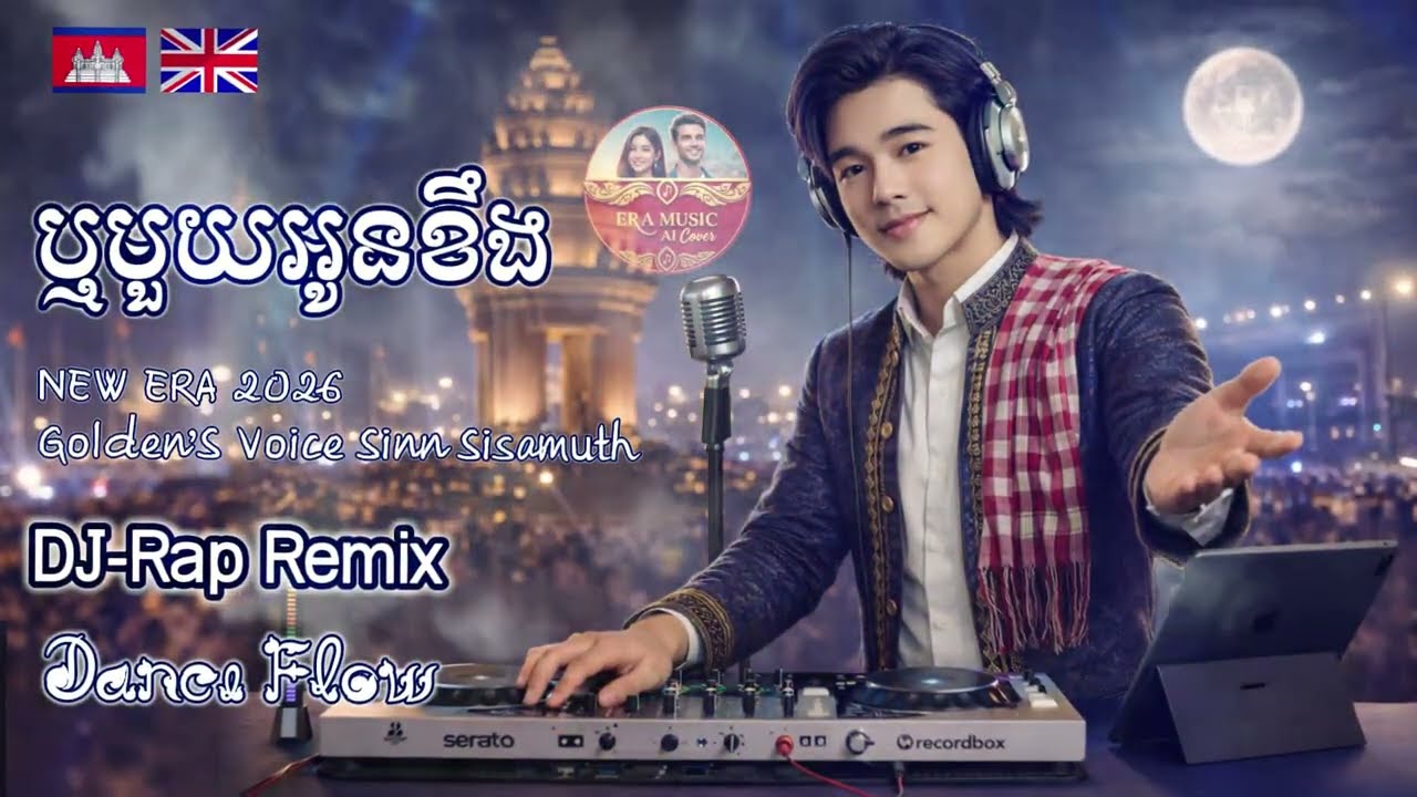 🔥DJ-Rap FX ភ្លេងថ្មីឡូយ2026👉🇰🇭 |ឬមួយអូនខឹង| Sinn Sisamuth | Khmer N English  AI Music Cover