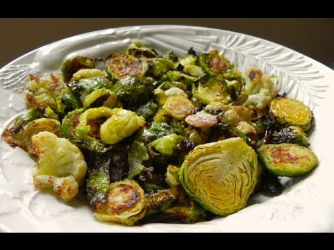 Roasted Brussels Sprouts with Walnuts