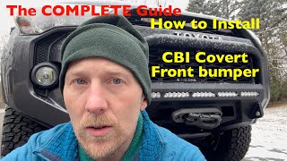 How to Install the CBI Offroad Covert Front Bumper in 5th Gen 4Runner