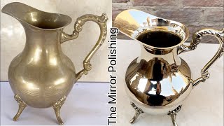 تلميع النحاس زي الدهب ,Awesome water Brass pot polishing