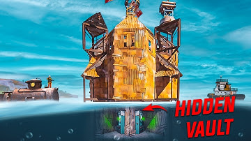 I Built a UNRAIDABLE Water Base in Vanilla Rust