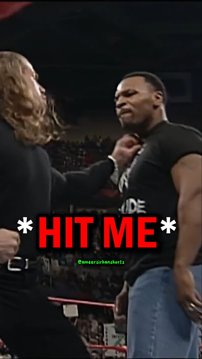 Shawn Michaels FIGHTS Mike Tyson #hbk #miketyson #therock #boxing #stonecold #tripleh #wwe #ufc #jre