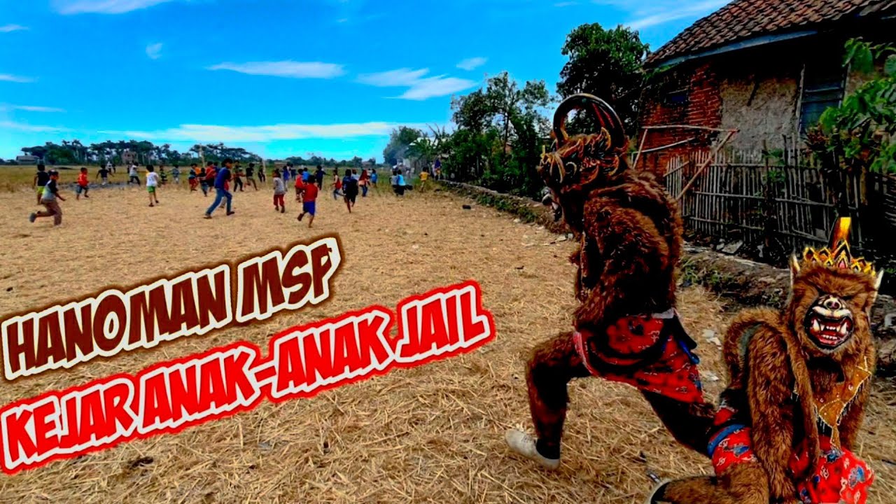 DIKEJAR HANOMAN || SERU ANAK ANAK KETAKUTAN KETIKA DI KEJAR || MSP