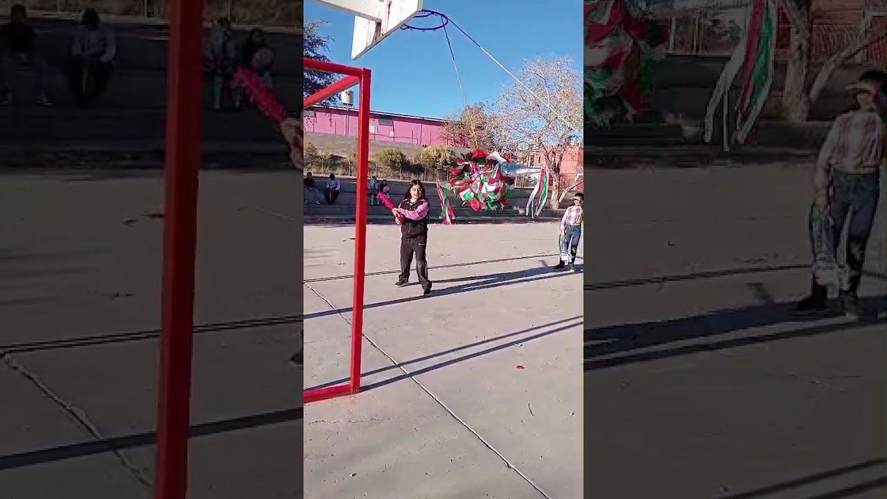 La piñata de mi escuela🤟😃