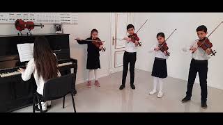 Ансамбль скрипачей - Санта Лючия итальянская народная песня (11.02.2023) Гейчайская городская ДМШ