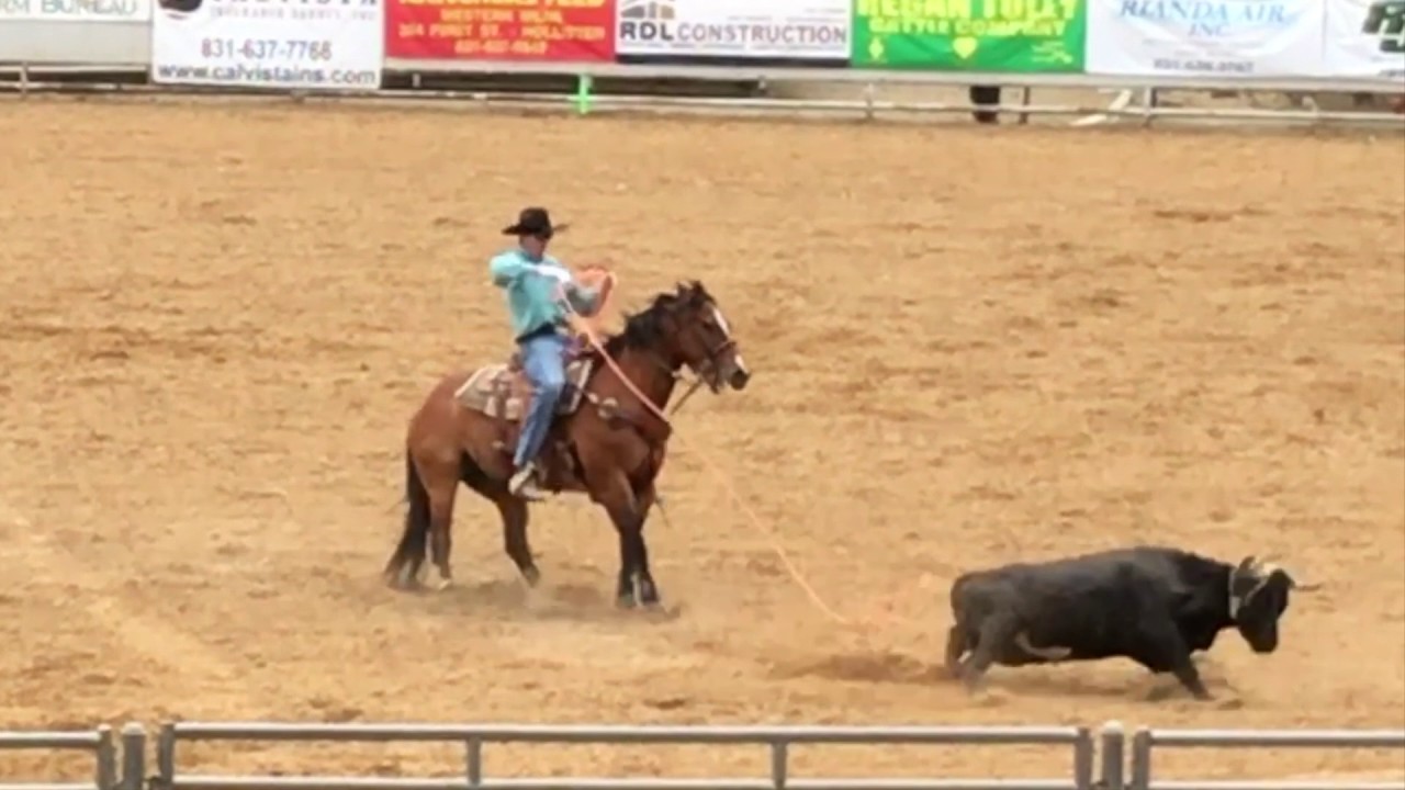 Bendito Rodeo Sports: Roping highlights at San Benito Rodeo - YouTube