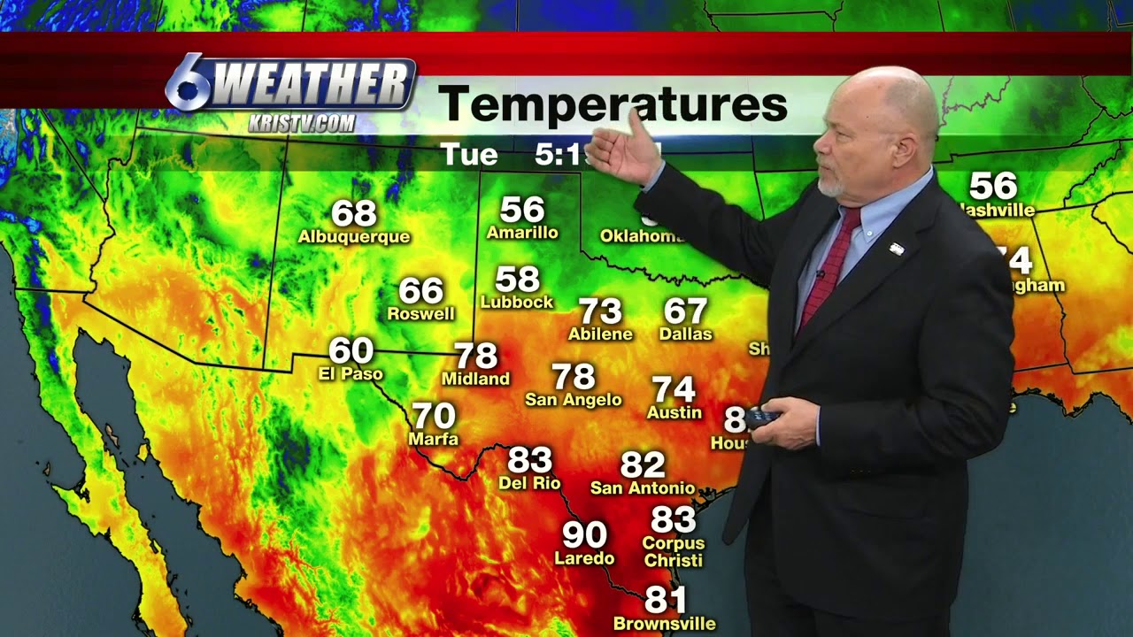 Isolated rain showers tonight through early Thursday - YouTube