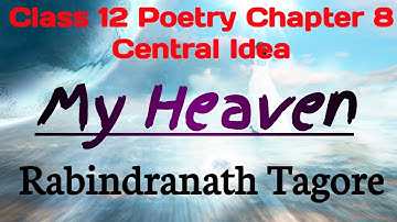 My Heaven Central Idea | Rabindranath Tagore | UP Board Exam
