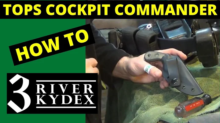 Custom Kydex Sheath for TOPS Cockpit Commander