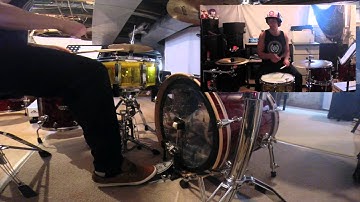 JP Bouvet - Language of Drumming - Straight Groove, Two Limb Ostinato (4/5) (1E+ on Hi-Hats)