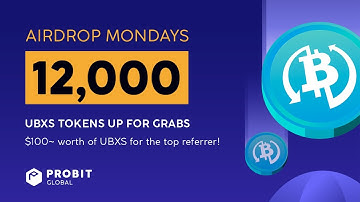 Airdrop UBXS Token   ProBit Global