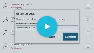 eBill – Set up Sharing Function