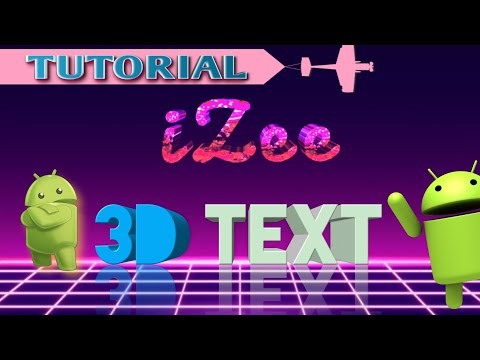 How To Do Rotating 3D TEXT On Android!-TUTORIAL(2020)