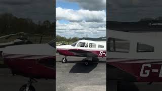 “G-BHZE — Piper PA-28-181 Archer II taxiing at Elstree Aerodrome, with the pilot 👩‍✈️
