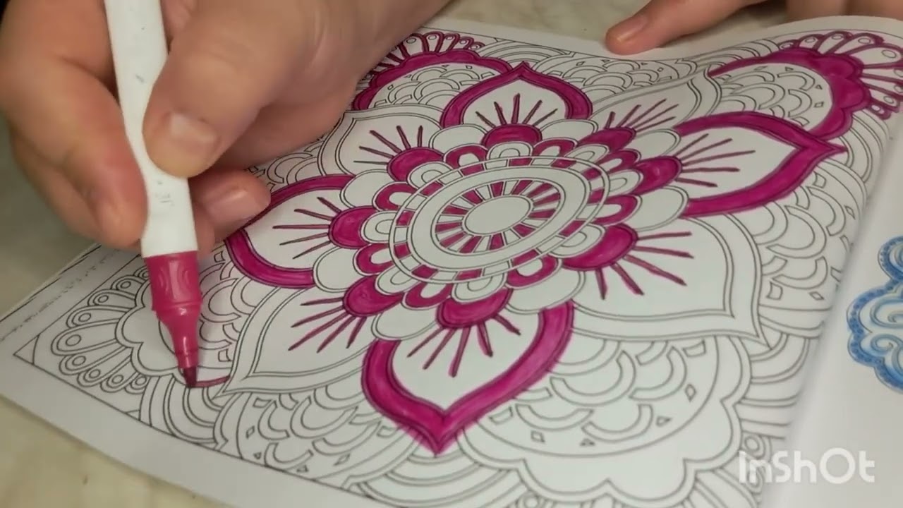 Relaxing Simple Coloring Video