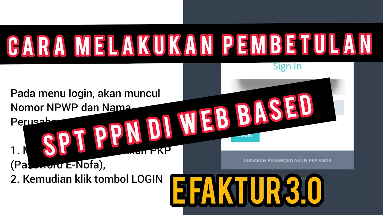 CARA LAPOR SPT PPN LEBIH BAYAR di WEB BASED || CARA MELAKUKAN