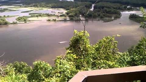 Throwing a Paper Airplane Over a Cliff