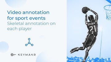 Video annotation for sport events - Skeletal annotation on each player