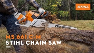 STIHL MS 661 C-M Chain Saw | Features and Benefits