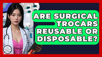 Are Surgical Trocars Reusable Or Disposable? - The Operating Table