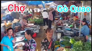 Chợ Gò Quao Kiên Giang rất nhiều cá tôm đặc biệt cá ngát 60.000₫ một kg
