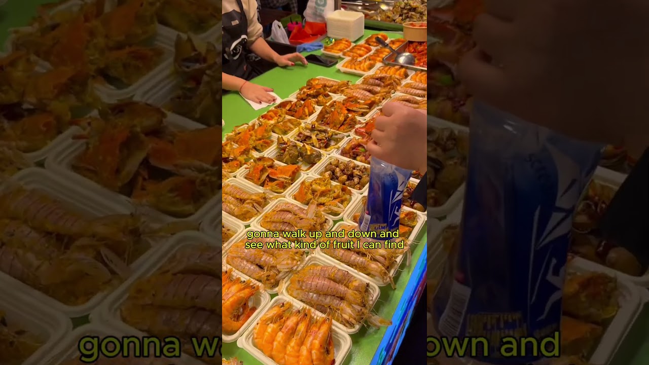Night market in Sanya, Hainan Island