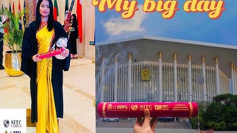my graduation day  👩‍🎓💛 full university details /  