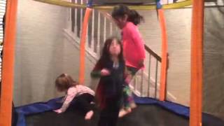 Trampoline with hope and ruby