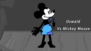 FNF Oswald Vs Mickey Mouse Sings Rabbit's Luck (Mickey Mouse Vs Oswald but Oswald NOT THAT OLD)