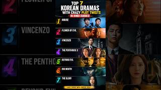 😱 Top 7 Korean Dramas in Hindi Dubbed With Crazy Plot Twists #kdrama#koreandrama#shorts