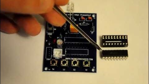 8-Bit Address Infrared Transmitter Kit Assembly Video