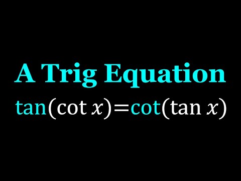 An Interesting Trigonometric