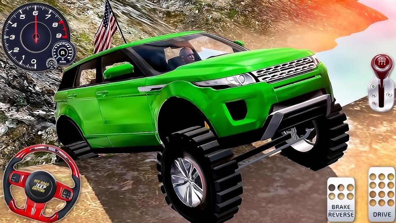 Offroad Monster Truck Driving Simulator 3D - Jeep Mud Driving - Android Gameplay 