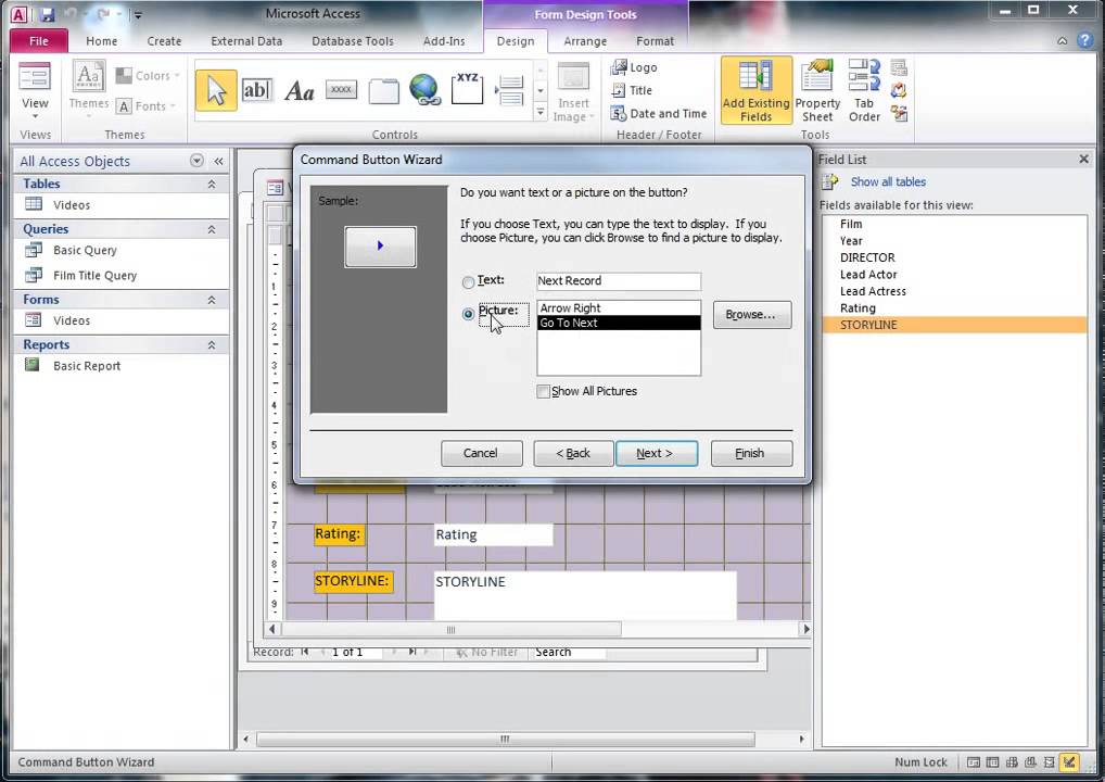 How to Create a Main Menu Form in an Access - YouTube