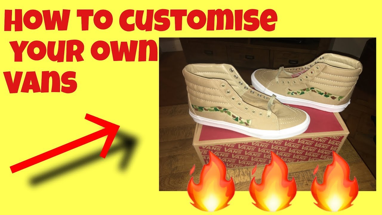 HOW TO CUSTOMIZE YOUR OWN VANS AT HOME! (DIY) (TUTORIAL) YouTube