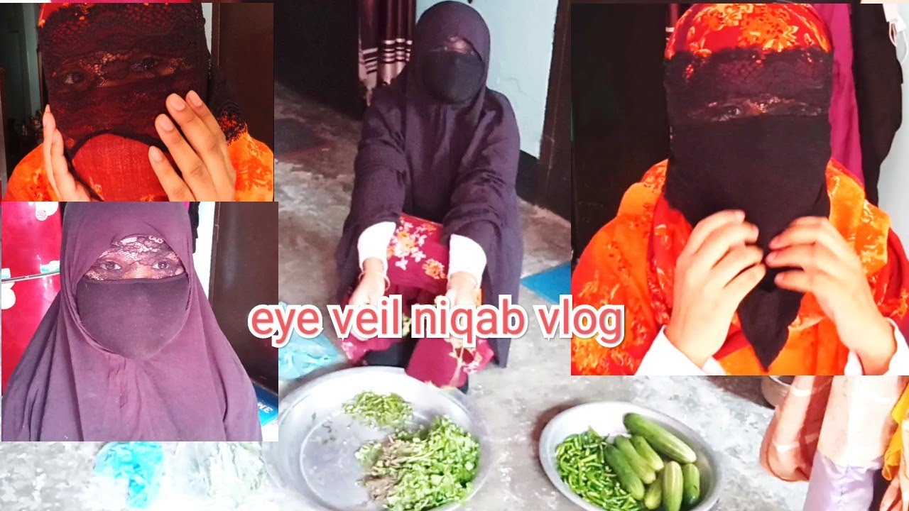 face cover vlog | eye veil Pory shob kaj Korlam | Eye veil niqab tutorial | 
