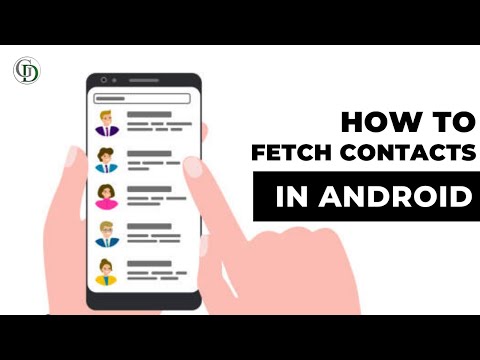 Fetch Contact list with permission in Recyclerview | Android Development