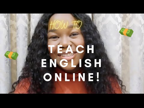 How to make money by Teaching English Online!