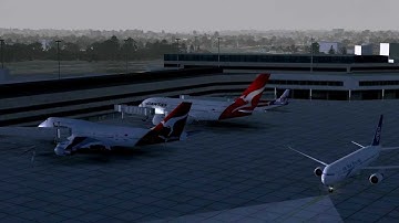 FSX with Traffic X  ( Short Video )