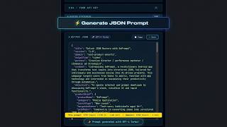 The EmPrompt  App - Generates detailed structured JSON prompts in under 1 minute.