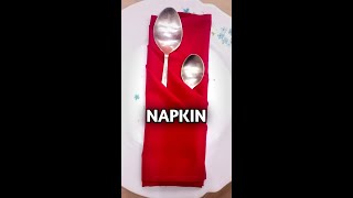 Napkin Folding _ Simple 3 Pocket