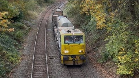 Network rail MPV passing mayfield road bridge (01/11/25)