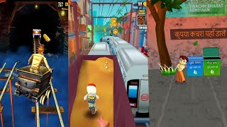 Chhota Bheem Rail Rash & Subway Surfers Game play || screenshot 5