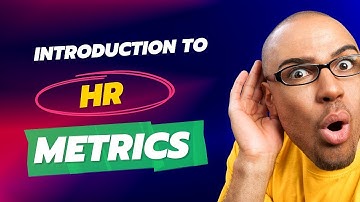 HR Strategy Course:  An Introduction to Measuring HR Performance 1