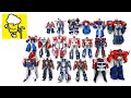 Transformers optimus prime evolution history with g1 war for cybertron cyberverse