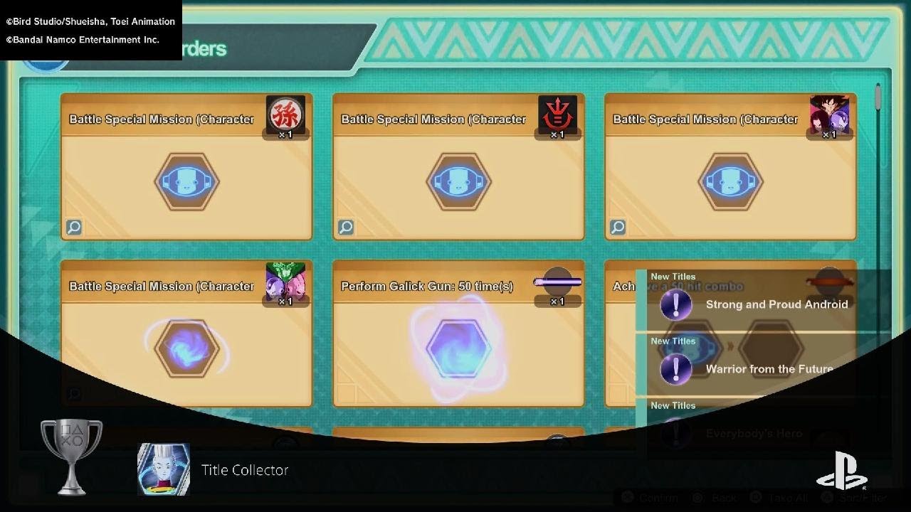 DRAGON BALL: Sparking! ZERO Title Collector (SILVER) PS5 Achievement (20)