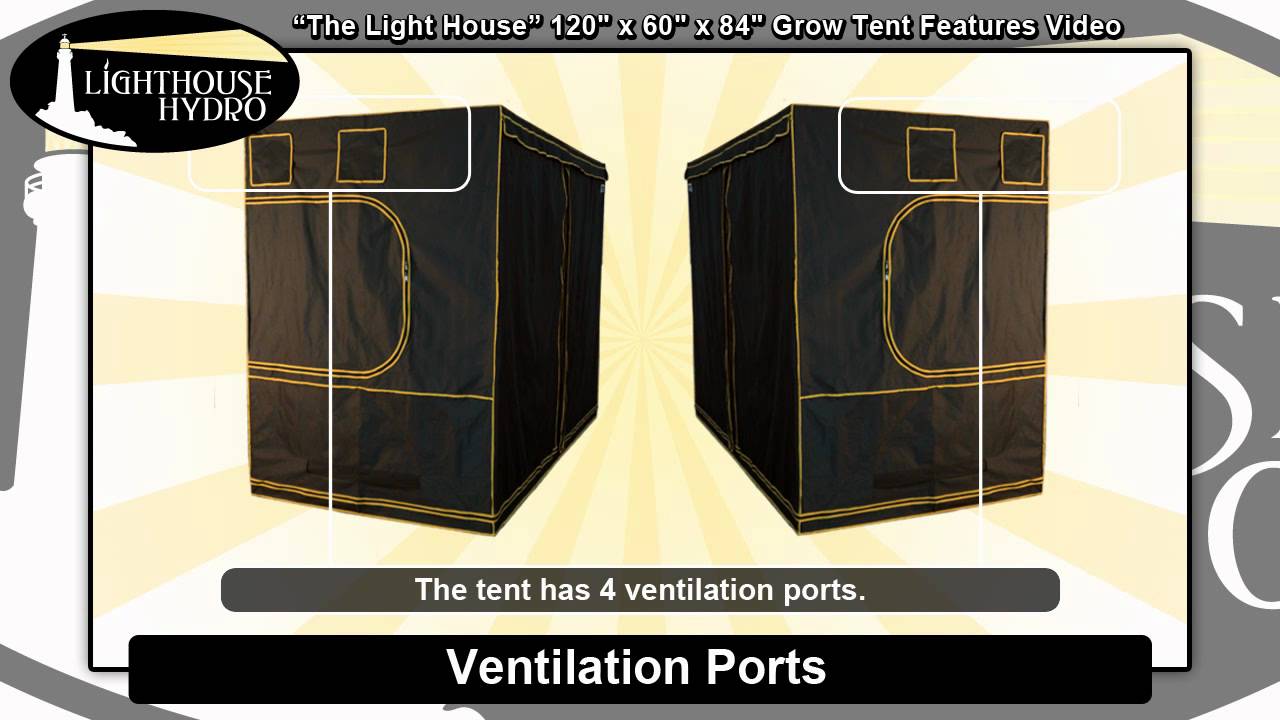 2012 Lighthouse Hydro Grow Tent - 10' x 5' x 7' Features Video