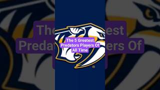 The 5 Greatest Predators Players Of All Time #shorts #nhl #predators