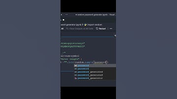 Make a Password generator in python
