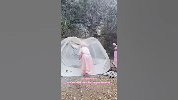 Rainy Day Camping In My Cozy Camper Van Relaxing Van Life ASMR Campingintherain Camping 